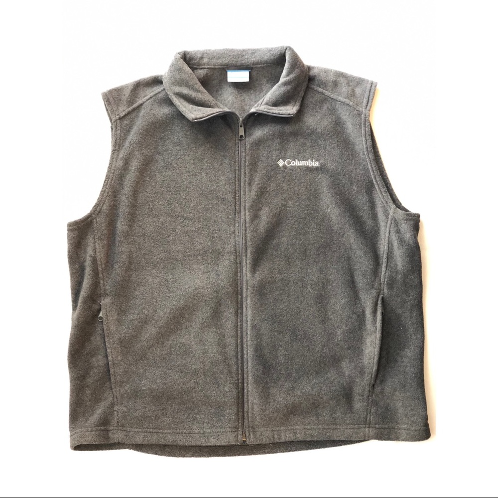 EUC Columbia Men’s Fleece Vest XL Gray
